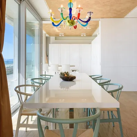 דירה Panoramic Penthouse Rooftop Whit Pool לידו די קאמאיורה